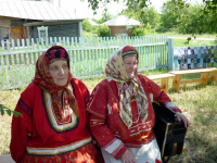 Участницы фольклорного коллектива села Кочемирово Кадомского района