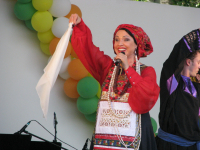 Надежда Бабкина  на сцене фестиваля